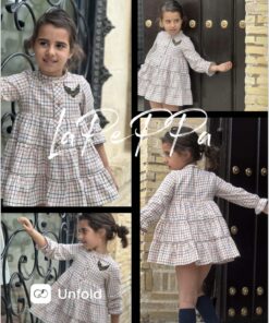 Alternative view of Vestido Cuadros La Peppa