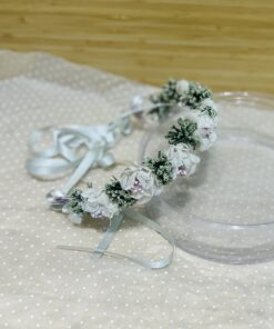 Corona verde /beige floritur