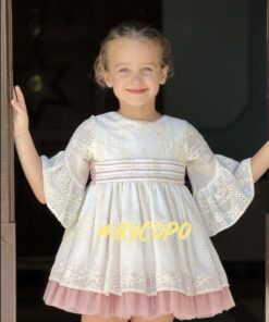 Vestido crudo /rosa COPO
