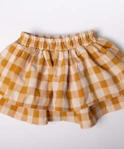 Z Falda cuadrotes Kids Chocolate