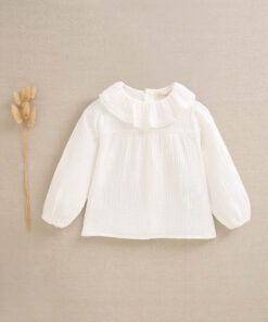 Alternative view of Blusa bebé blanca Dadati