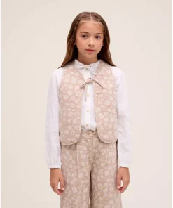 Chaleco beige lazo Dadati
