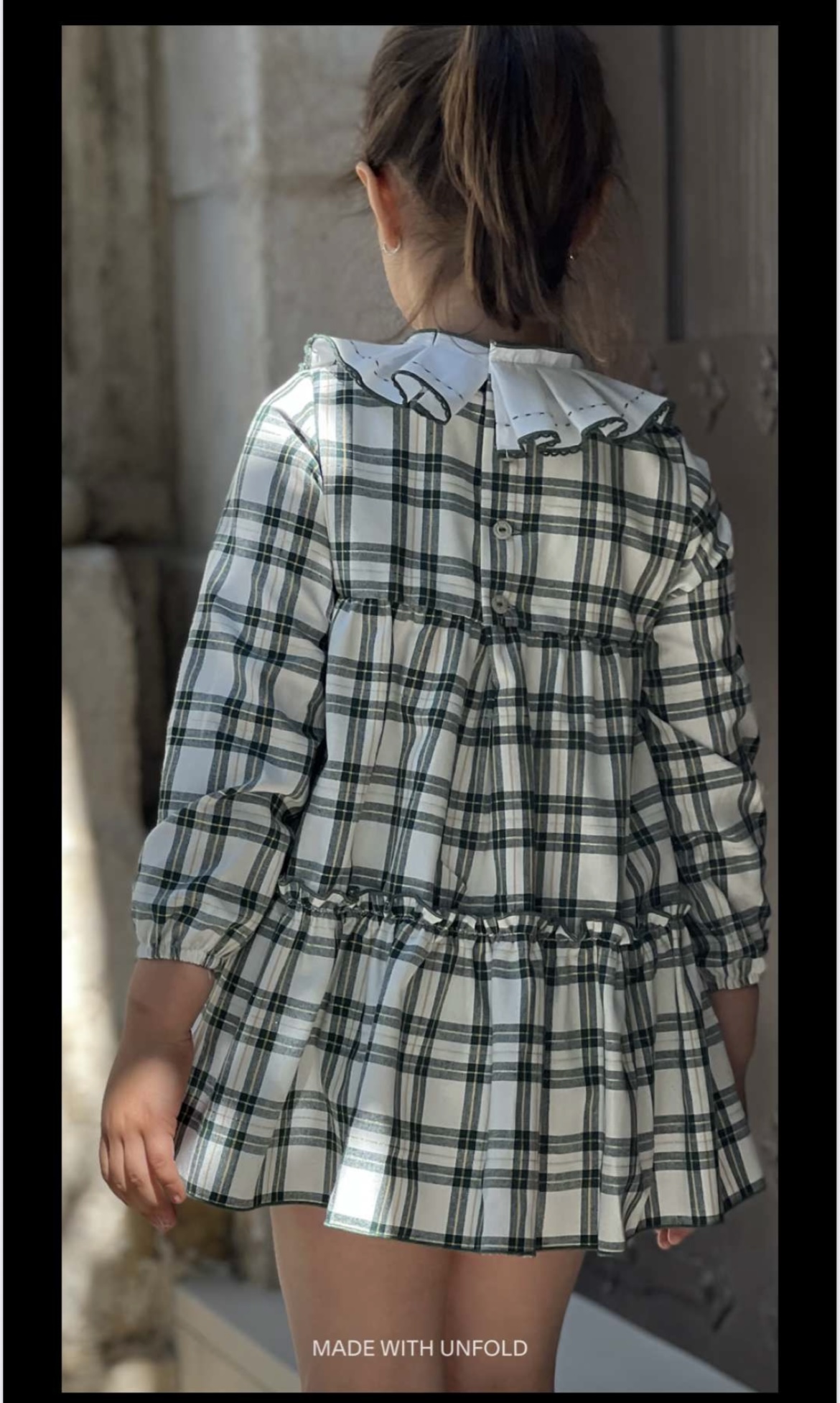 Vestido cuadros Copo - Imagen 3