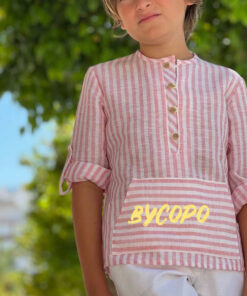 A Conjunto niño Rayas rosa COPO