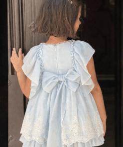 Alternative view of Vestido Vuelo Copo azul