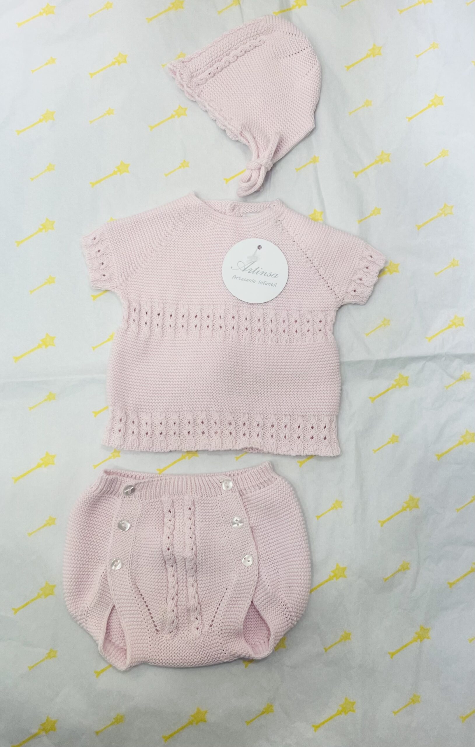 Conjunto rosa Artinsa