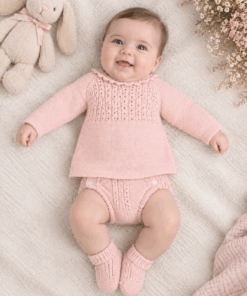 Conjunto braguita rosa