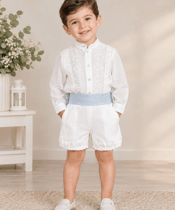 Conjunto ceremonia Cora Azul